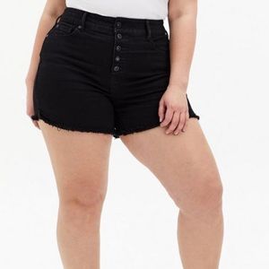 Torrid 5 Inch Vintage Stretch High-Rise Short with Button Fly